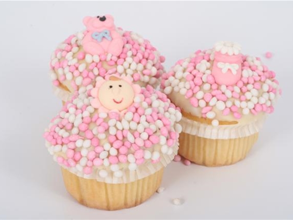 Cupcakeje geboorte meisje