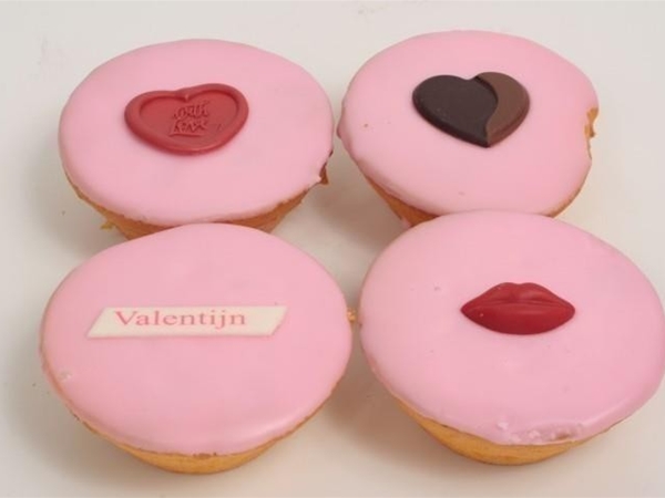 Valentijn glace cake 4 stuks