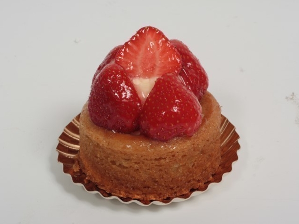 Aardbeien rondo gebakje