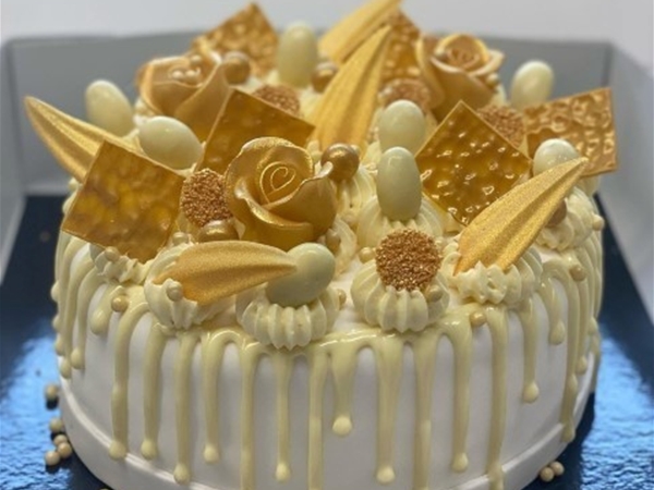 Golden touch driptaart