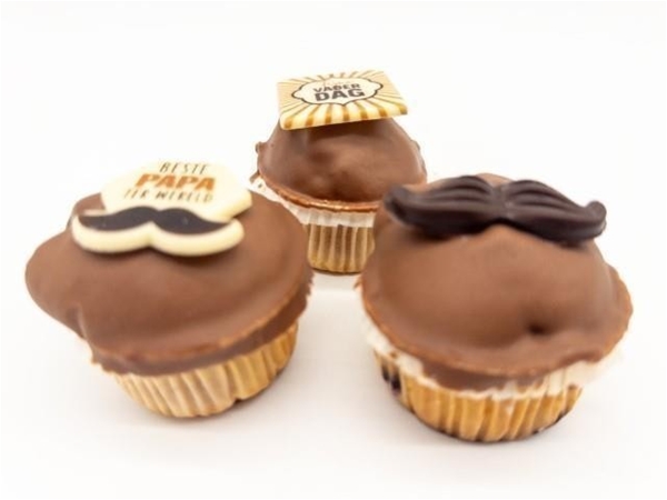 Vaderdag cupcake per-stuk